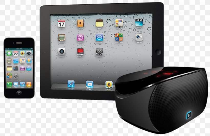 IPad Mini Wireless Speaker Loudspeaker Logitech Bluetooth Mini Boombox By Logitech, PNG, 1038x671px, Ipad Mini, Apple Ipad Family, Bluetooth, Boombox, Communication Device Download Free