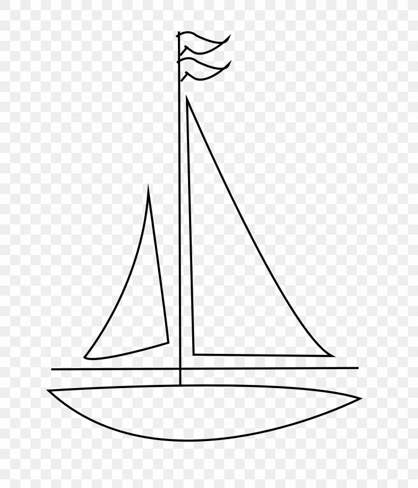 Sailboat Drawing Ship Clip Art, PNG, 1969x2300px, Sailboat, Area, Art, Black And White, Boat Download Free