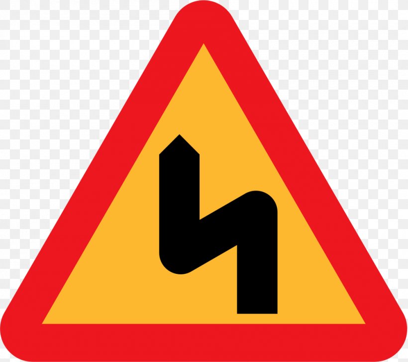 Traffic Sign Road Zigzag Warning Sign Clip Art, PNG, 1000x887px, Traffic Sign, Area, Brand, Logo, Number Download Free