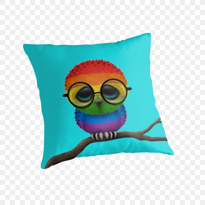 Owl Apple IPhone 7 Plus Glasses Throw Pillows, PNG, 875x875px, Watercolor, Cartoon, Flower, Frame, Heart Download Free