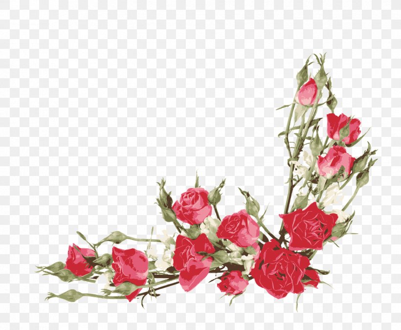 Rose Flower Bouquet Clip Art, PNG, 1753x1445px, Rose, Artificial Flower, Blossom, Branch, Centrepiece Download Free