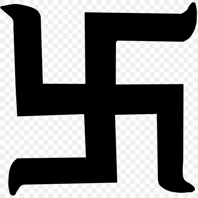 Swastika Symbol Hinduism Om Clip Art, PNG, 1200x1200px, Swastika, Black And White, Hinduism, Ichthys, Monochrome Download Free