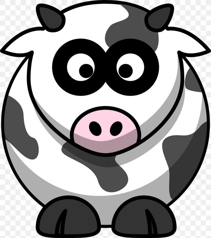 Cattle Cartoon Drawing Clip Art, PNG, 1130x1280px, Cattle, Animation, Artwork, Black And White, Cartoon Download Free