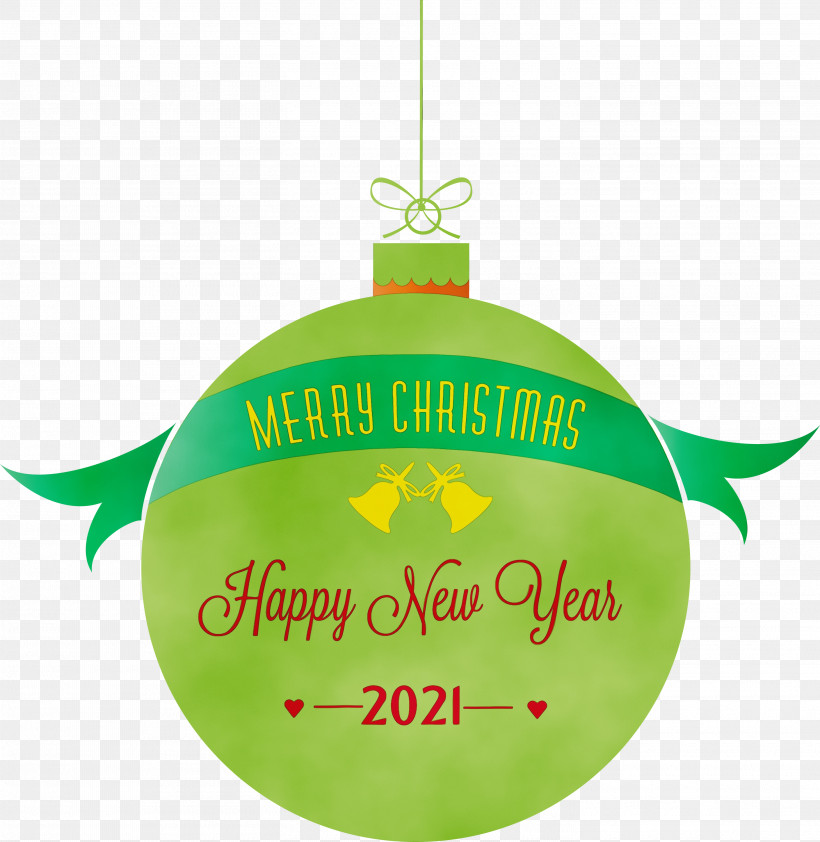 Christmas Ornament, PNG, 2921x3000px, 2021 New Year, Happy New Year 2021, Christmas Day, Christmas Ornament, Holiday Download Free