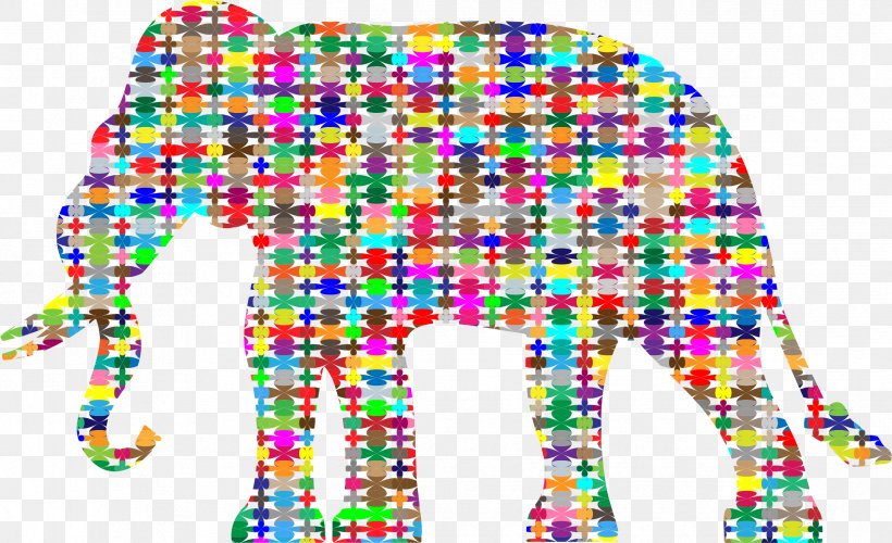 Indian Elephant Pattern, PNG, 2338x1428px, Indian Elephant, Asian Elephant, Color, Elephant, Pachydermata Download Free