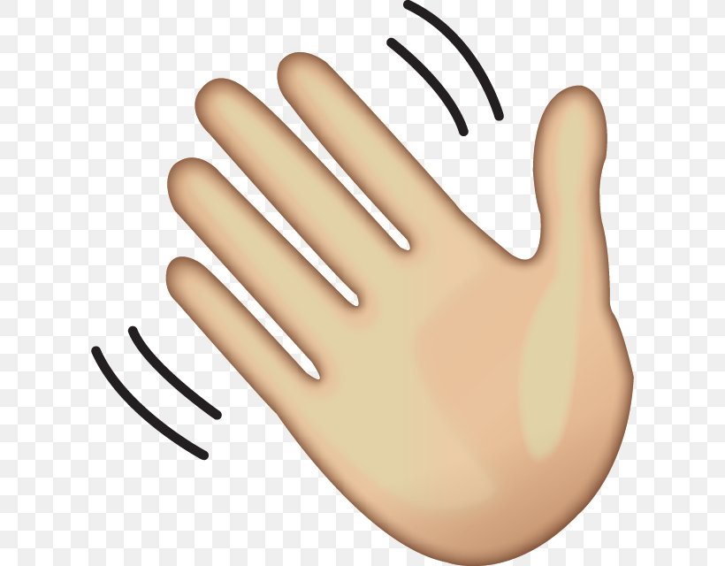 Wave Emoji Hand waving Sign PNG 640x640px Wave Arm Emoji Finger 