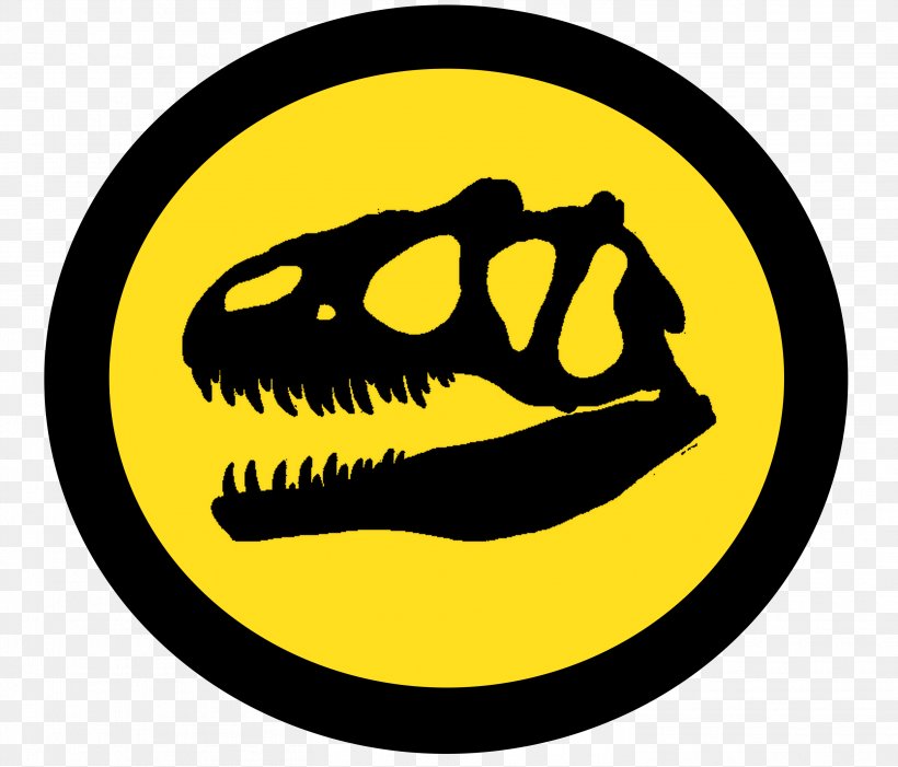 Allosaurus Tyrannosaurus Triceratops Jurassic Park Logo, PNG, 2927x2503px, Allosaurus, Allosaurus Jimmadseni, Dinosaur, Emoticon, Happiness Download Free