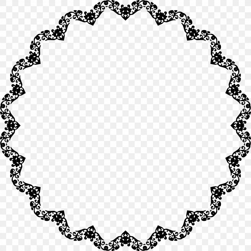 Picture Frames Decorative Arts Clip Art, PNG, 2294x2294px, Picture Frames, Area, Black, Black And White, Body Jewelry Download Free
