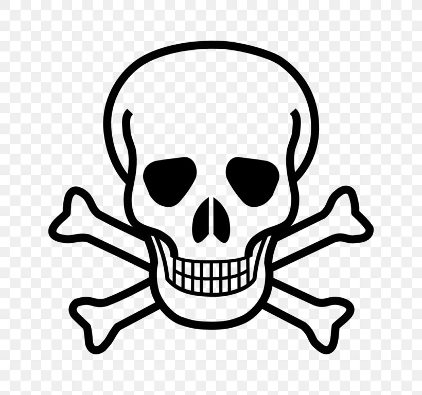 Skull And Bones Skull And Crossbones Clip Art, PNG, 768x768px, Skull And Bones, Artwork, Black And White, Bone, Can Stock Photo Download Free