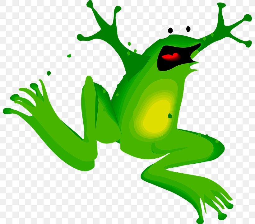 Frog Amphibian Clip Art, PNG, 801x720px, Frog, Amphibian, Art, Artwork, Green Download Free