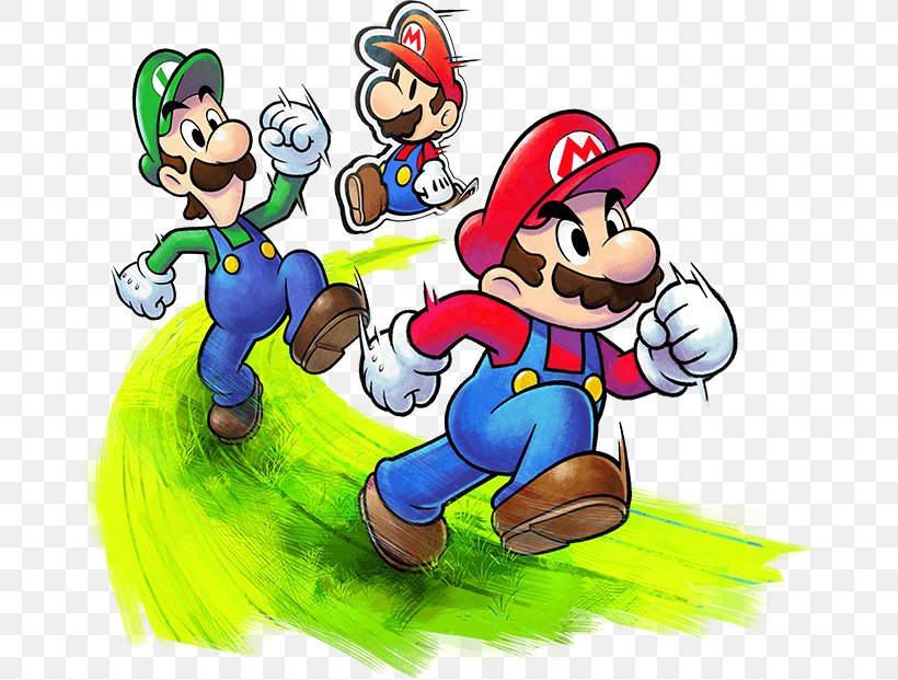 Mario & Luigi: Paper Jam Mario Bros. Mario & Luigi: Superstar Saga, PNG, 669x621px, Mario Luigi Paper Jam, Art, Ball, Cartoon, Fiction Download Free