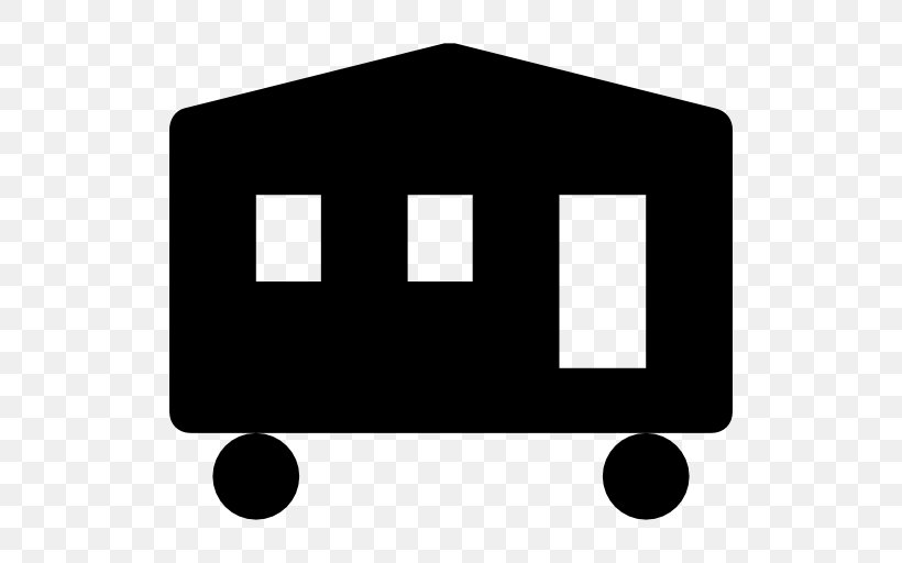 Mobile Home Mobile Phones Caravan Clip Art, PNG, 512x512px, Mobile Home, Area, Black, Black And White, Campervan Download Free