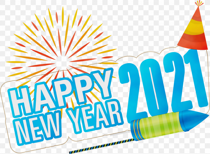 New Year, PNG, 3000x2205px, 2021, 2021 Happy New Year, Area, Happy New Year, Line Download Free
