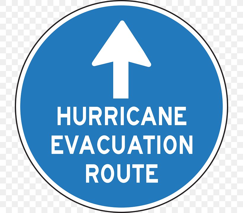 Tropical Cyclone Warnings And Watches Emergency Evacuation Hurricane Evacuation Route Storm, PNG, 720x720px, Tropical Cyclone, Area, Blue, Brand, Emergency Evacuation Download Free