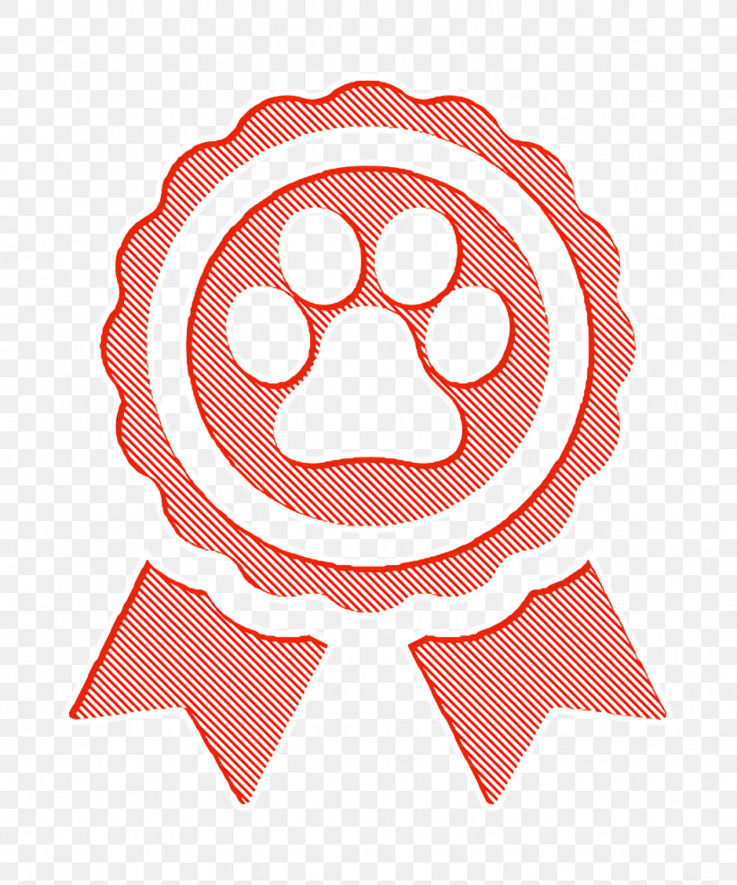 Animals Icon Woof Woof Icon Prize Badge With Paw Print Icon, PNG, 1022x1228px, Animals Icon, Cat, Dog, Dog Food, Dog Icon Download Free