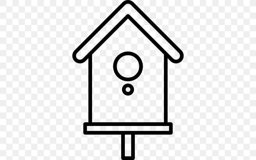 Bird House Nest Box Clip Art, PNG, 512x512px, Bird, Area, Black And White, Can Stock Photo, House Download Free