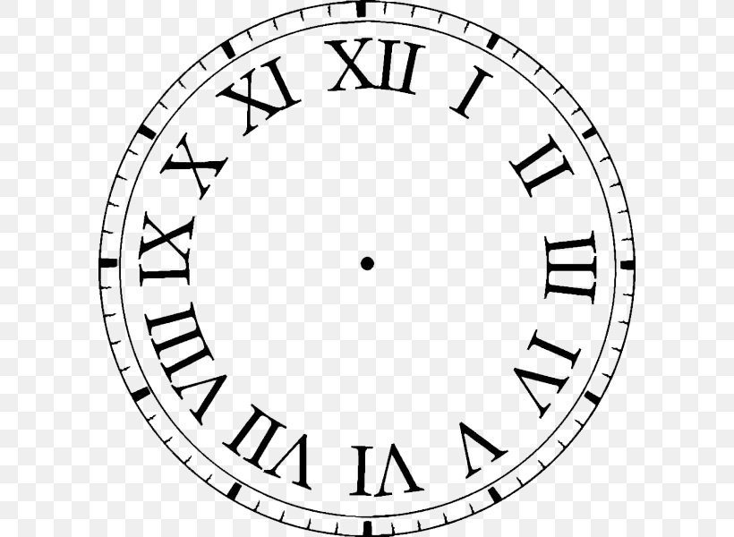 Clock Face Roman Numerals Digital Clock Clip Art, PNG, 600x600px, Clock Face, Alarm Clocks, Area, Black And White, Clock Download Free