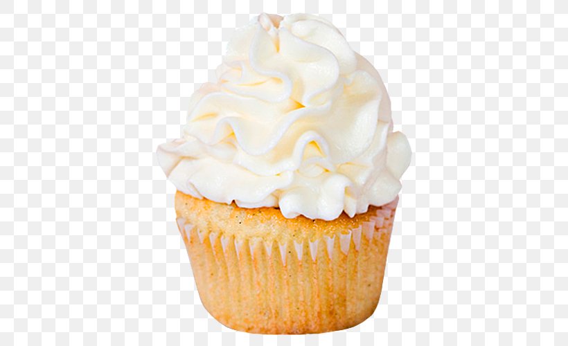 Cupcake Ice Cream Muffin Buttercream, PNG, 500x500px, Cupcake, Baking, Baking Cup, Buttercream, Cake Download Free