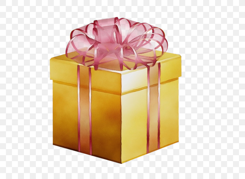 Gift Box, PNG, 600x600px, Watercolor, Bauble, Birthday, Bow, Box Download Free