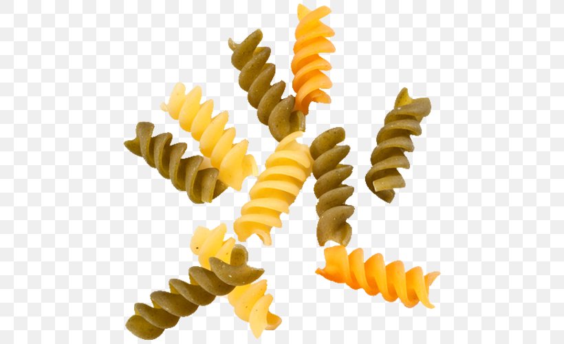 Pasta Fusilli Shape Radiatori Spinach, PNG, 500x500px, Pasta, Commodity, Dish, Durum, Food Download Free
