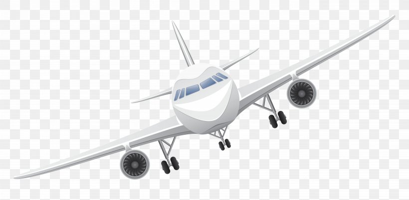 Airplane Aircraft Clip Art, PNG, 5329x2617px, Airplane, Aerospace Engineering, Air Travel, Airbus, Aircraft Download Free