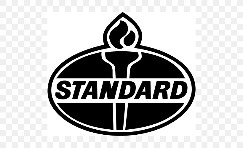 Standard Oil Of Ohio Chevron Corporation The History Of The Standard Oil Company Logo, PNG, 500x500px, Standard Oil, Advertising, Amoco, Area, Black And White Download Free