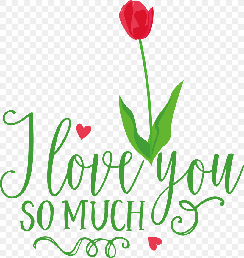 I Love You So Much Valentines Day Valentine, PNG, 2835x3000px, I Love You So Much, Cut Flowers, Floral Design, Flower, Logo Download Free