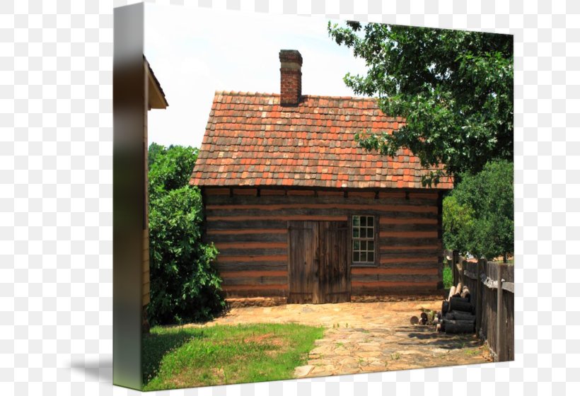 Old Salem Historic District Property Shed Gallery Wrap Canvas, PNG, 650x560px, Property, Art, Canvas, Cottage, Facade Download Free