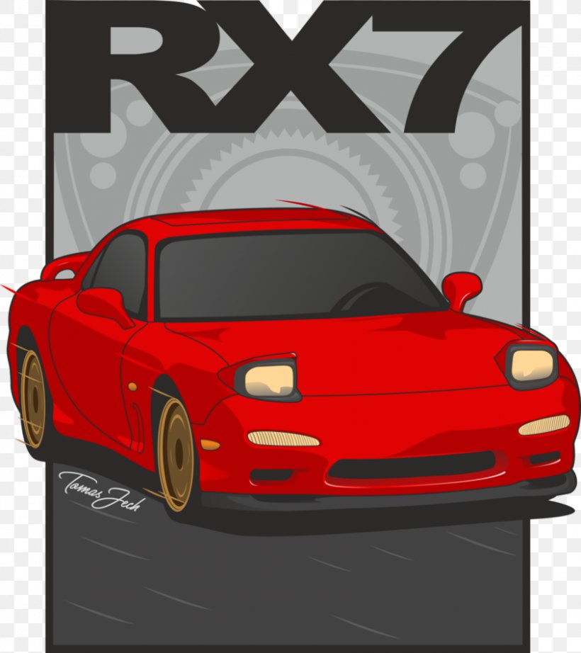 Sports Car Mazda RX-7 Art Mazda Motor Corporation, PNG, 843x948px, Car, Art, Art Museum, Artist, Automotive Design Download Free