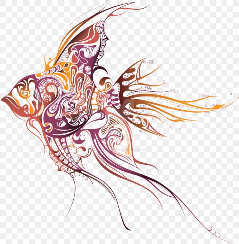 Angelfish Art Drawing, PNG, 885x903px, Fish, Angelfish, Aquatic Animal, Art, Artist Download Free