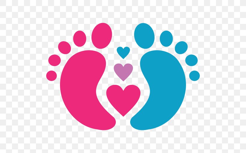 Infant Footprint Child, PNG, 512x512px, Watercolor, Cartoon, Flower, Frame, Heart Download Free