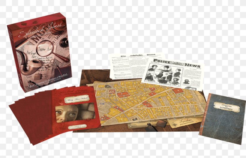Sherlock Holmes: Consulting Detective Video Games West End Adventures, PNG, 1024x660px, Sherlock Holmes, Board Game, Box, Consulting Detective, Detective Download Free