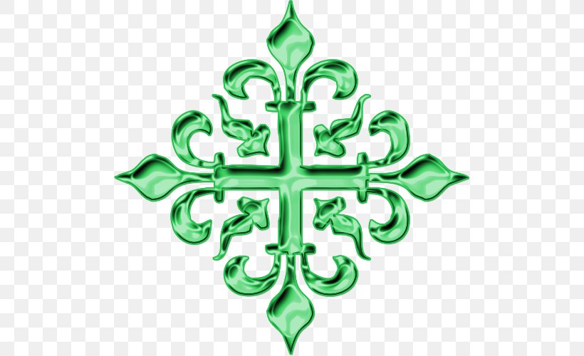 Christmas Ornament Line Symmetry Green, PNG, 500x500px, Christmas Ornament, Christmas, Cross, Green, Leaf Download Free