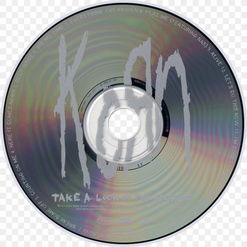 Compact Disc Take A Look In The Mirror Korn Album, PNG, 1000x1000px, Watercolor, Cartoon, Flower, Frame, Heart Download Free