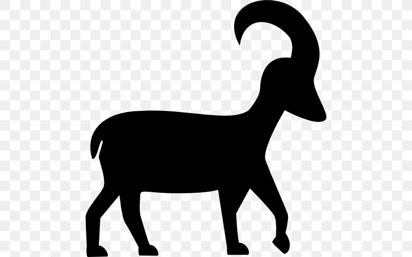 Goat Capricorn Astrological Sign Symbol, PNG, 512x512px, Goat, Astrological Sign, Astrology, Black And White, Cancer Download Free