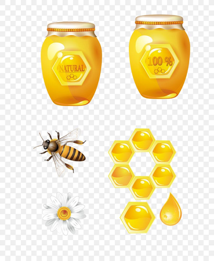Honey Bee Honeycomb, PNG, 700x1000px, Honey Bee, Bee, Beehive, Designer, Gratis Download Free