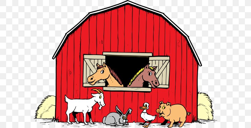 Black And White Farm Barn Clip Art, PNG, 600x420px, Black And White Farm Barn, Art, Barn, Building, Cartoon Download Free