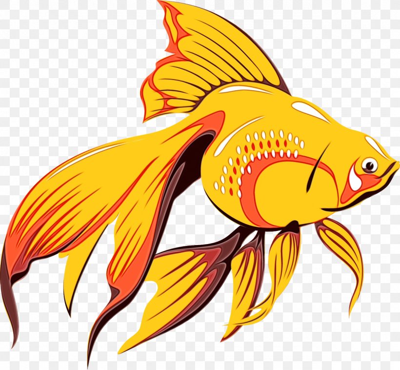 Fish Fish Goldfish Fin Bony-fish, PNG, 1280x1184px, Watercolor, Bonyfish, Fin, Fish, Goldfish Download Free