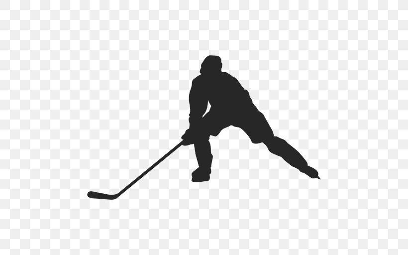 Ice Hockey Floorball Sports, PNG, 512x512px, Ice Hockey, Bandy, Baseball Equipment, Black, Black And White Download Free