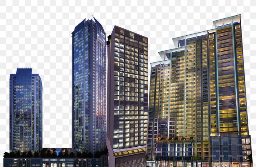 Real Estate Building Megaworld Corporation Condominium, PNG, 884x576px, Real Estate, Bank, Building, City, Cityscape Download Free