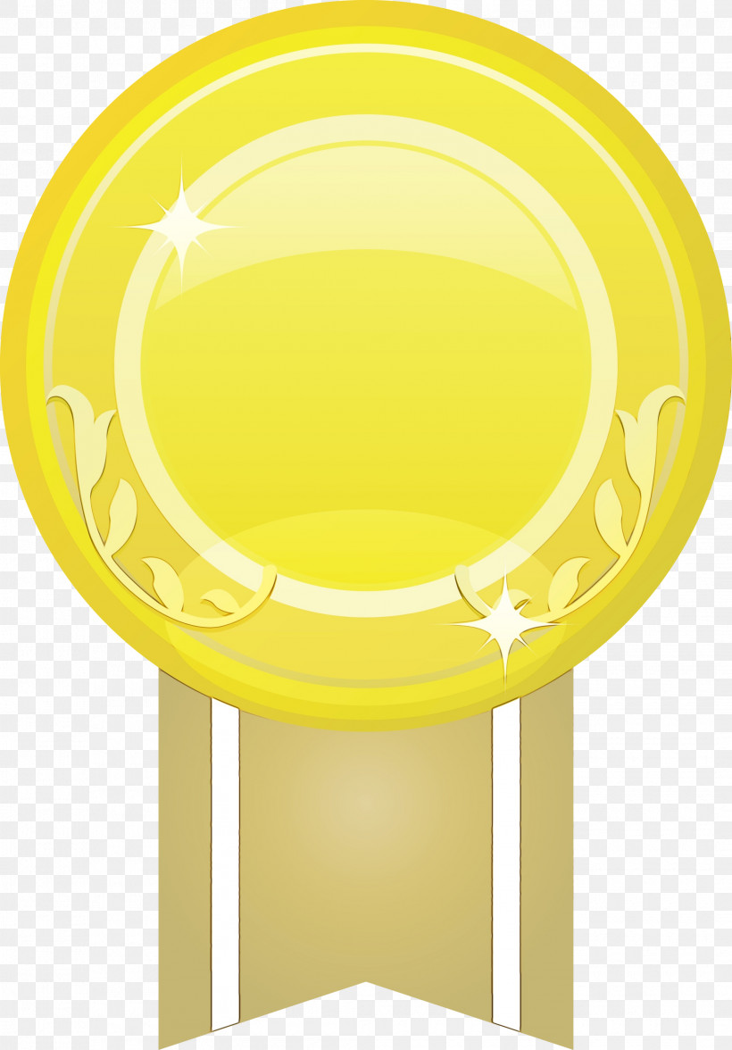 Yellow Table Furniture Circle, PNG, 2090x2999px, Gold Badge, Blank Badge, Circle, Furniture, Paint Download Free
