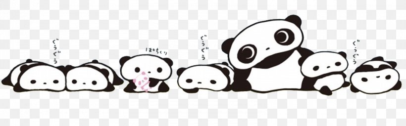 Giant Panda Bear Tarepanda San-X Drawing, PNG, 1580x493px, Watercolor, Cartoon, Flower, Frame, Heart Download Free