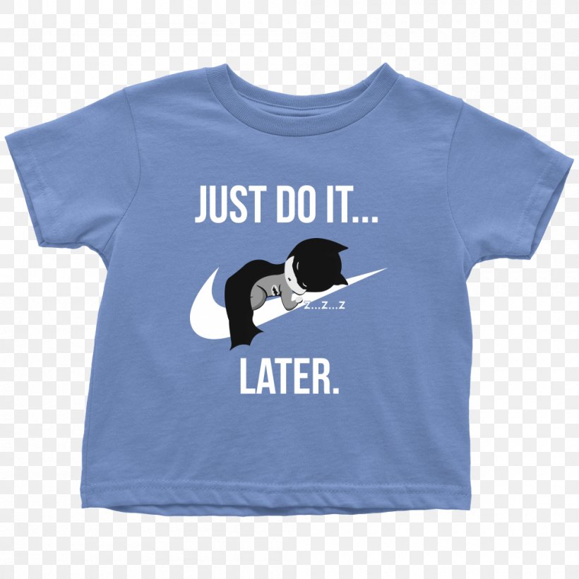 T-shirt Hoodie Just Do It Sleeve, PNG, 1000x1000px, Tshirt, Blue, Bluza, Brand, Clothing Download Free
