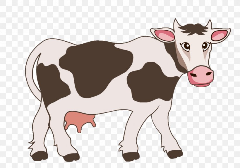 Dairy Cow Cartoon Bovine Clip Art Animal Figure, PNG, 929x654px, Dairy Cow, Animal Figure, Bovine, Calf, Cartoon Download Free