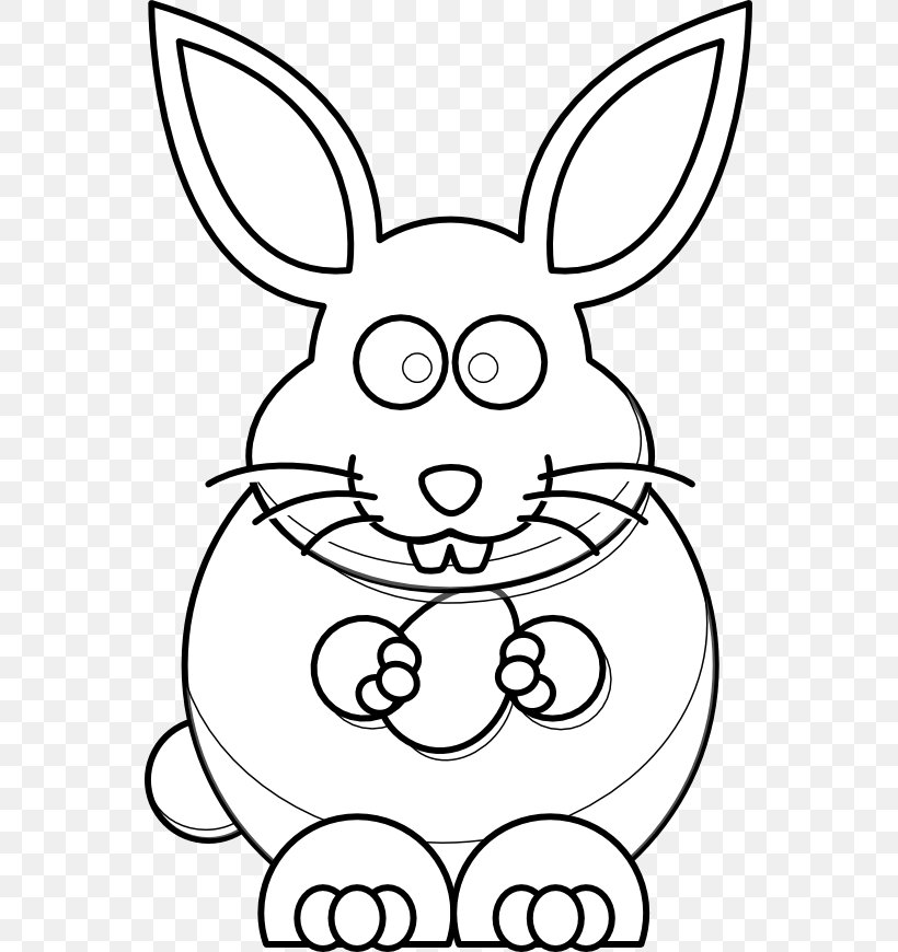 White Rabbit Easter Bunny Hare Clip Art, PNG, 555x870px, White Rabbit, Area, Black And White, Coloring Book, Domestic Rabbit Download Free