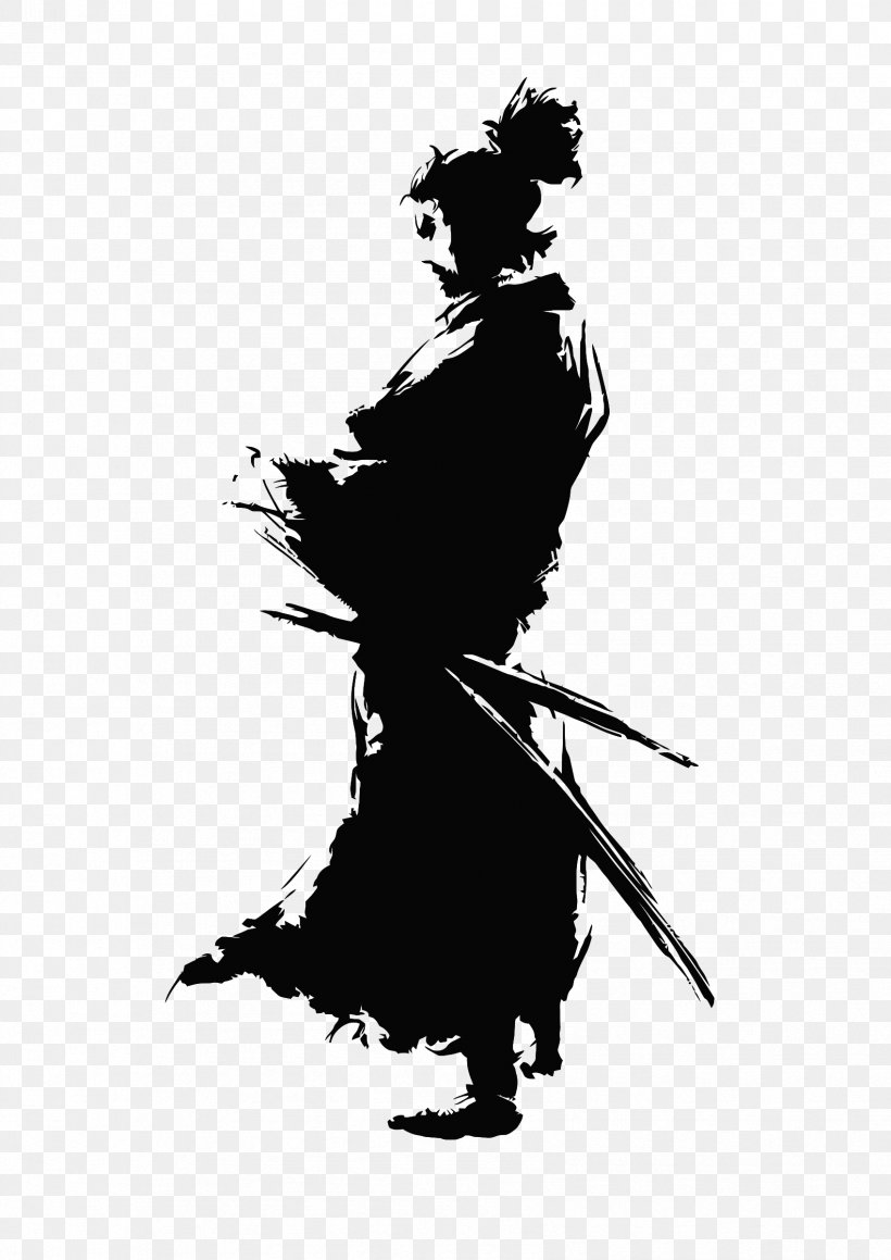 Japan Samurai Clip Art, PNG, 1697x2400px, Japan, Art, Black And White, Drawing, Illustration Download Free