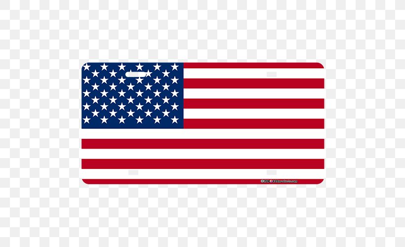 United States Of America Vehicle License Plates Flag Of The United States United Kingdom, PNG, 500x500px, United States Of America, Area, Brand, Flag, Flag Of The United States Download Free