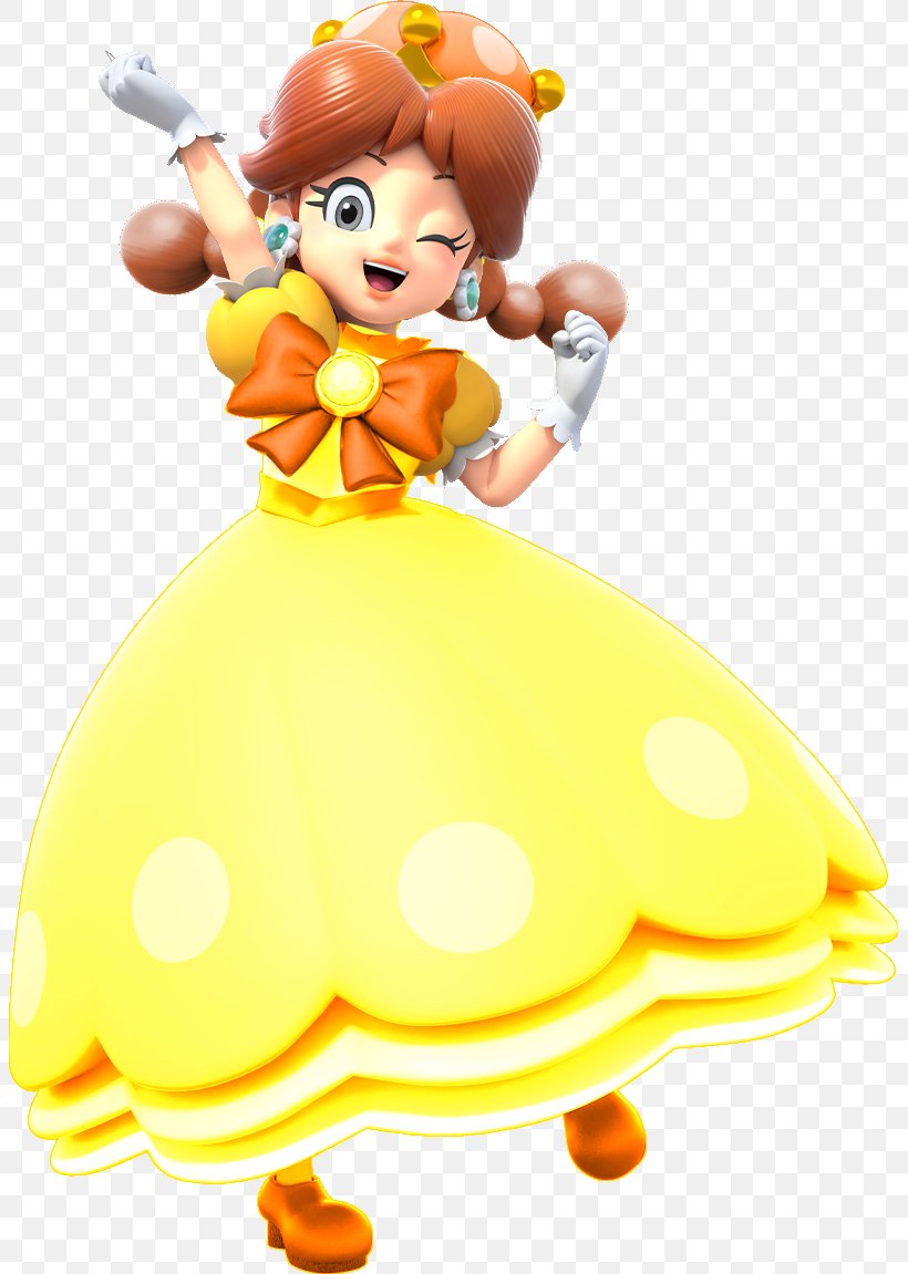 Princess Daisy Toad Mario Bros. Princess Peach, PNG, 803x1151px, Princess Daisy, Action Figure, Animated Cartoon, Animation, Cartoon Download Free