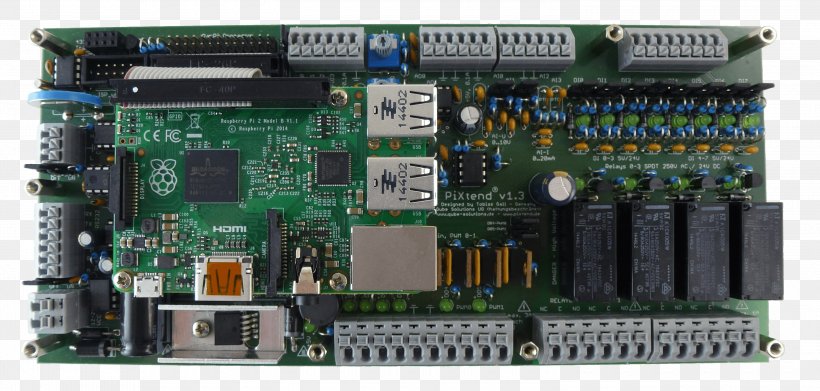 Raspberry Pi Programmable Logic Controllers CODESYS Printed Circuit Board Computer Software, PNG, 3000x1433px, Raspberry Pi, Circuit Component, Circuit Diagram, Codesys, Computer Download Free