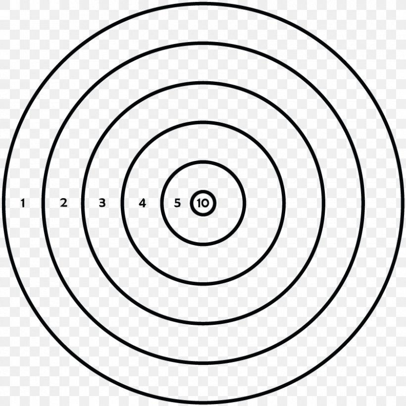 Shooting Target, PNG, 840x840px, Shooting Target, Airsoft, Archery, Area, Black And White Download Free